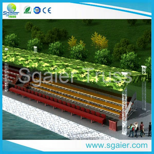 High Quality aluminum Bleach, Sports Events Outdoor Bleacher, University Sports Competition Groundstand Chairs