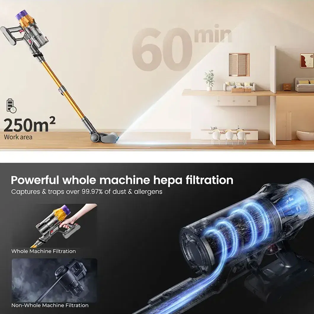 Best Clean Hot Selling Smart Home Appliances V15s V15GM Best Rechargeable Stick Handheld Portable Vacuum Cleaner Cordless V15s