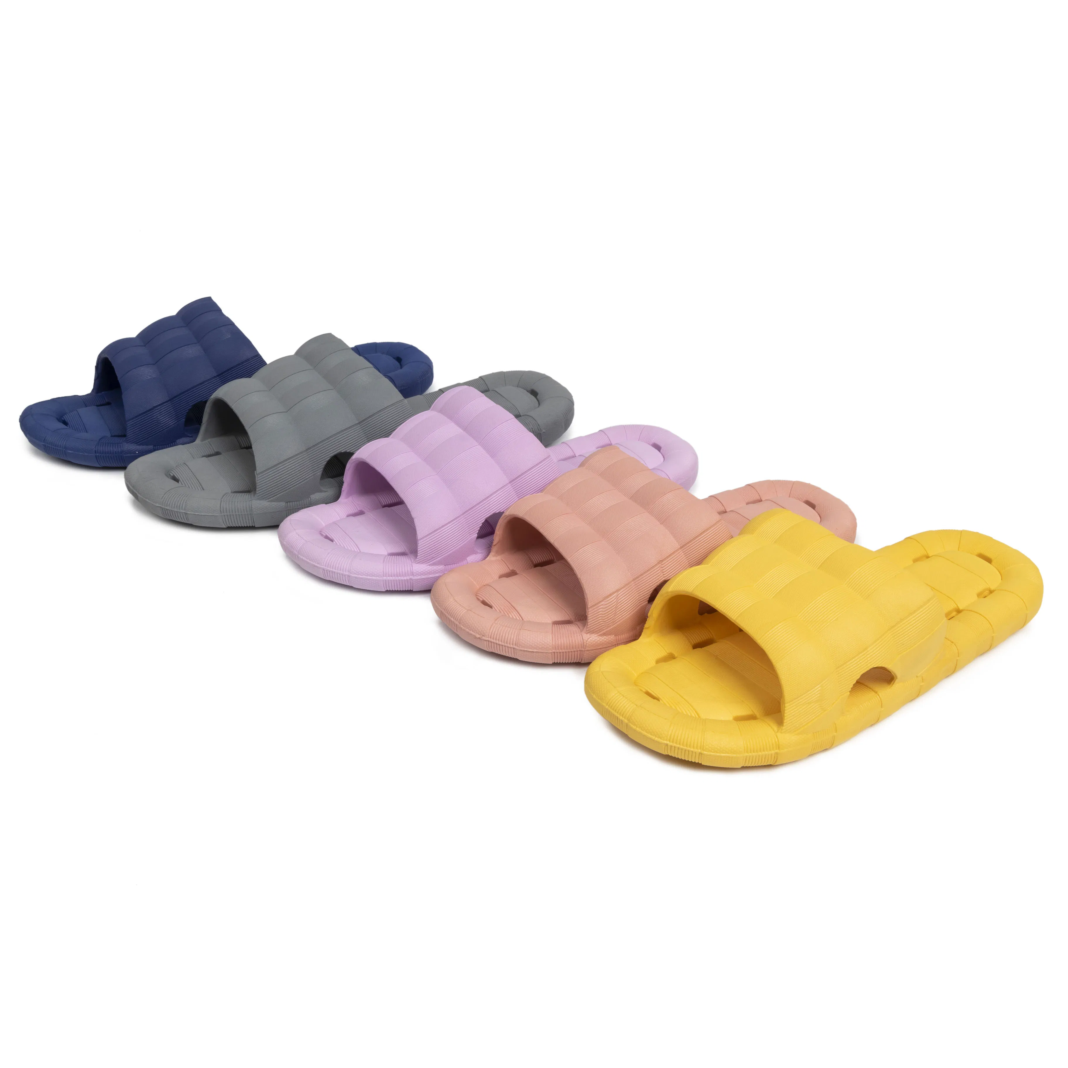Wholesale Non Slip Quick Dry Bath Bathroom Slippers Soft Sole Massage Household Hotel Slippers Custom Contracted Comfortable