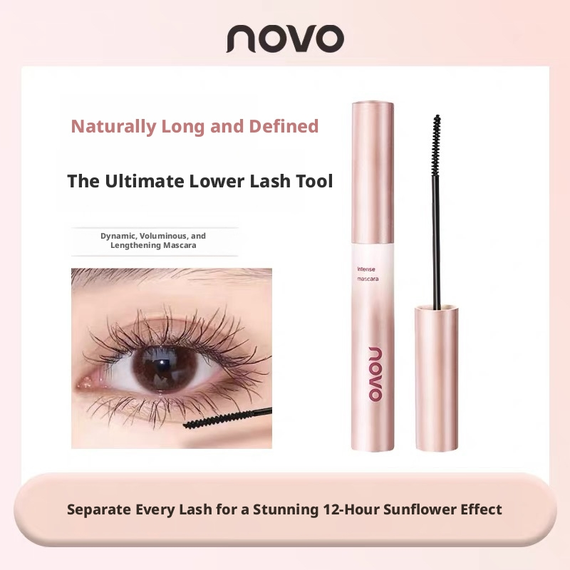 Novo Lengthening Volumizing Mascara Waterproof Smudge-Proof Long Lasting Curling Setting Eye Makeup