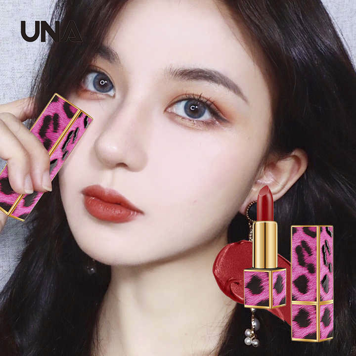 High Quality Pink Lipstick with Custom Logo Long Lasting Moisturizing Magnetic Creamy Matte Wholesale Carving Lipstick