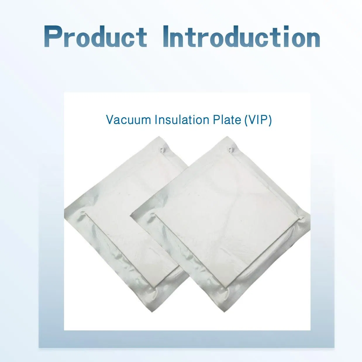 Thermal Conductivity Vacuum Insulated Panel Aluminum Foil Glass Fiber Eco-Friendly K Value VIP