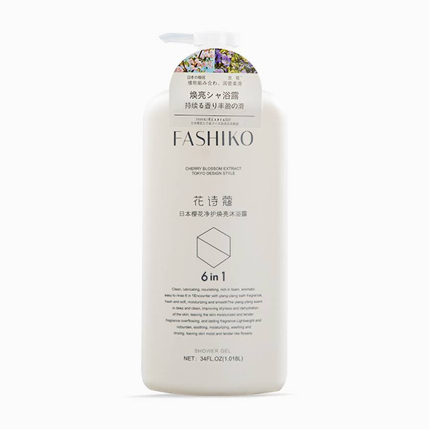 Wholesale OEM Private Label Shower Gel Exfoliating Scrub Liquid Soap Moisturizing Nourishing Body Wash