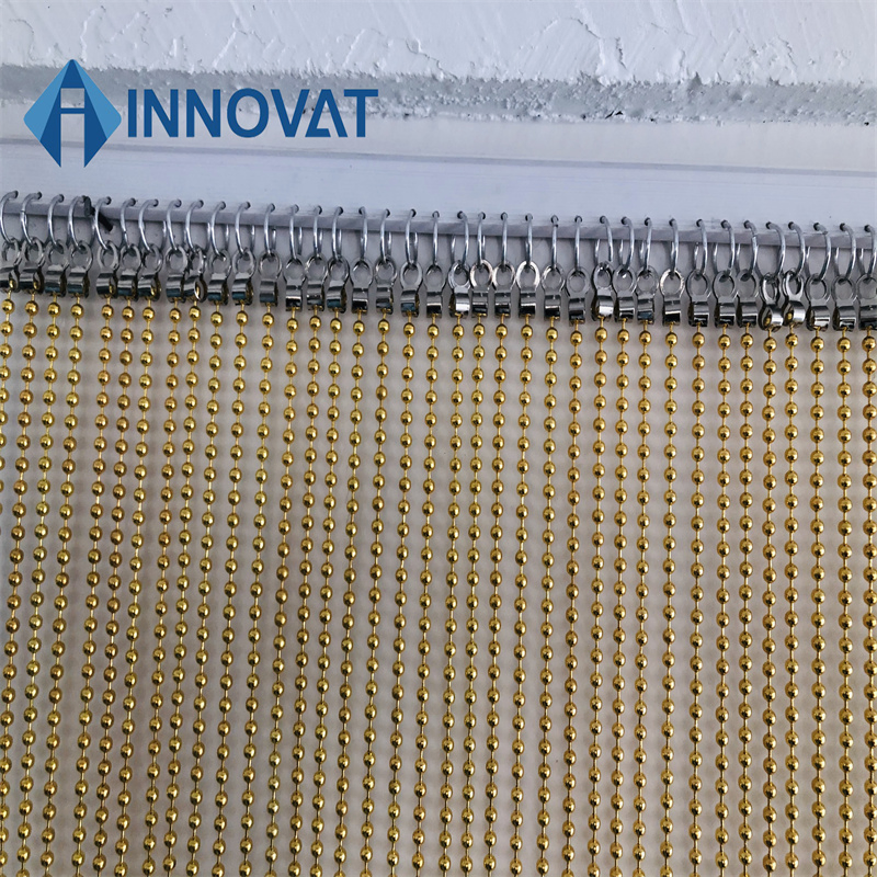 Metal Stainless Steel Ball Bead Chain Roller Blinds Chain Roll 4.5*6mm Curtain/Wire Mesh/Door Curtain/Window Curtain/Decorative Curtain/Metal Chain/Metal Mesh