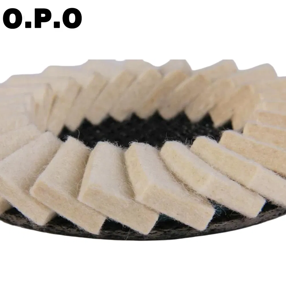 Models 115mm Wool Wheel Felt Wheel Buffing Wheel for Marble Fine Polishing Shinning