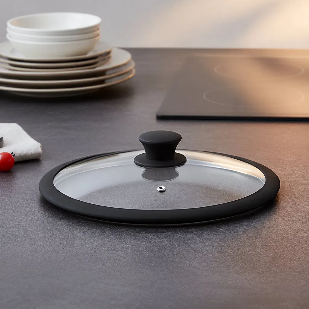 Food-Grade Liquid Silicone Pot Lid, Heat-Resistant for Glass or Steel