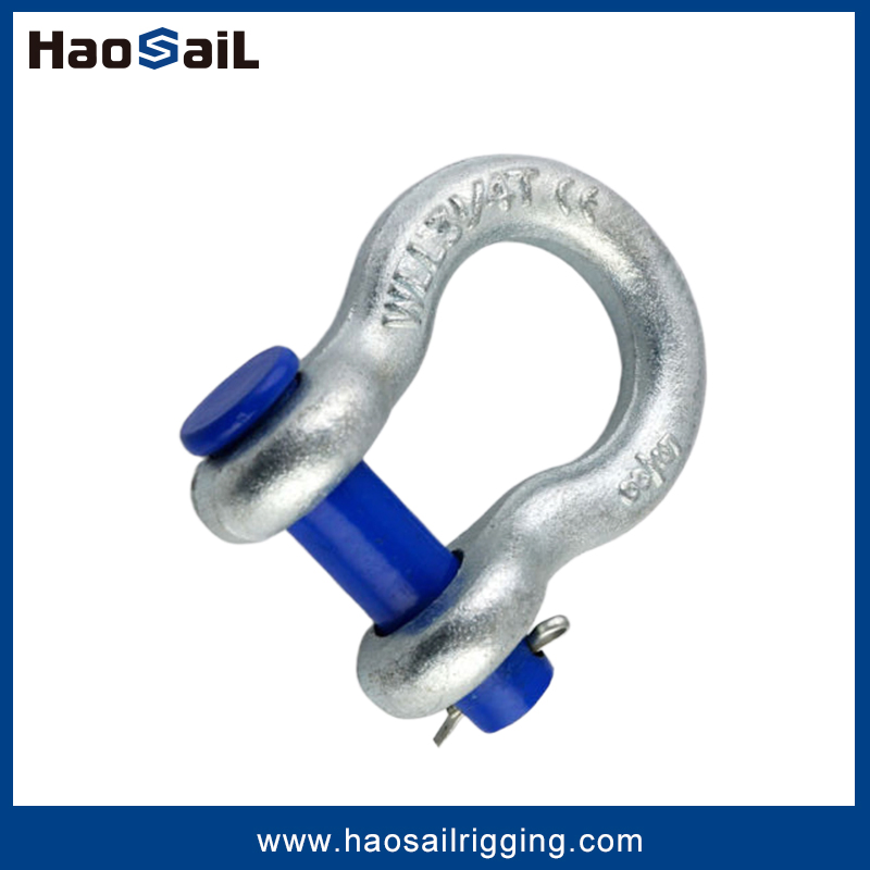 Electric Galvanized Rigging Hardware G213 Bow Type Shackle