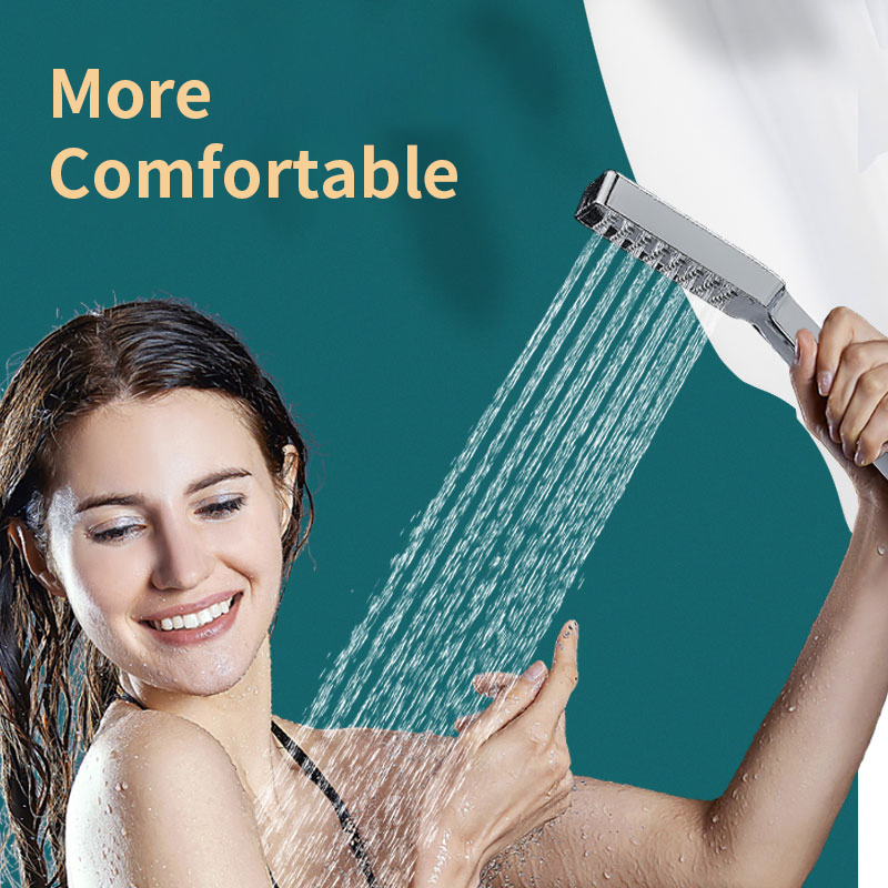 Hot Sale Plastic Chromed 1f1748 One Function Shower Head for Bathroom