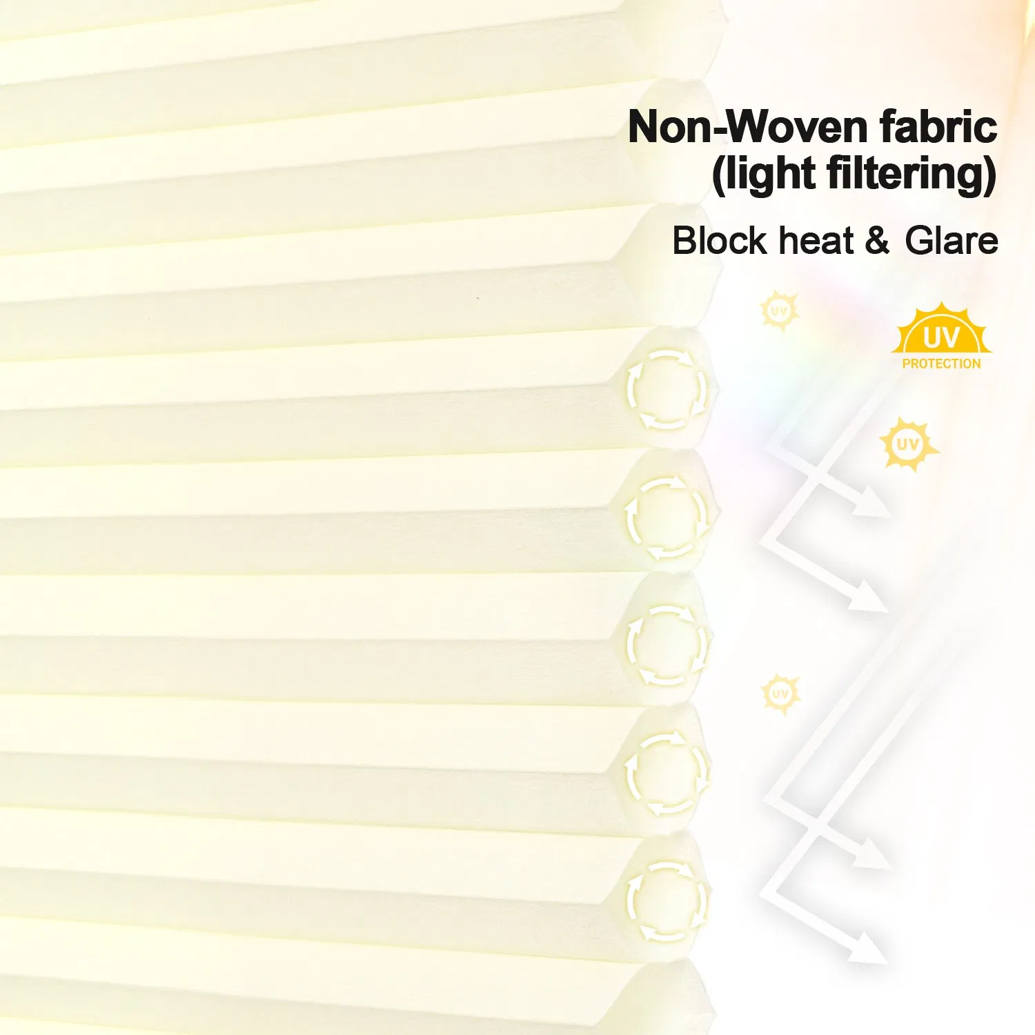 Wholesale Top Down Bottom up Honeycomb Shades Cellular Blinds for Windows Cordless Custom
