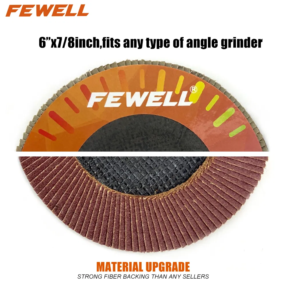 Лепестковый круг 150 мм, зернистость 80, для металла и нержавейки