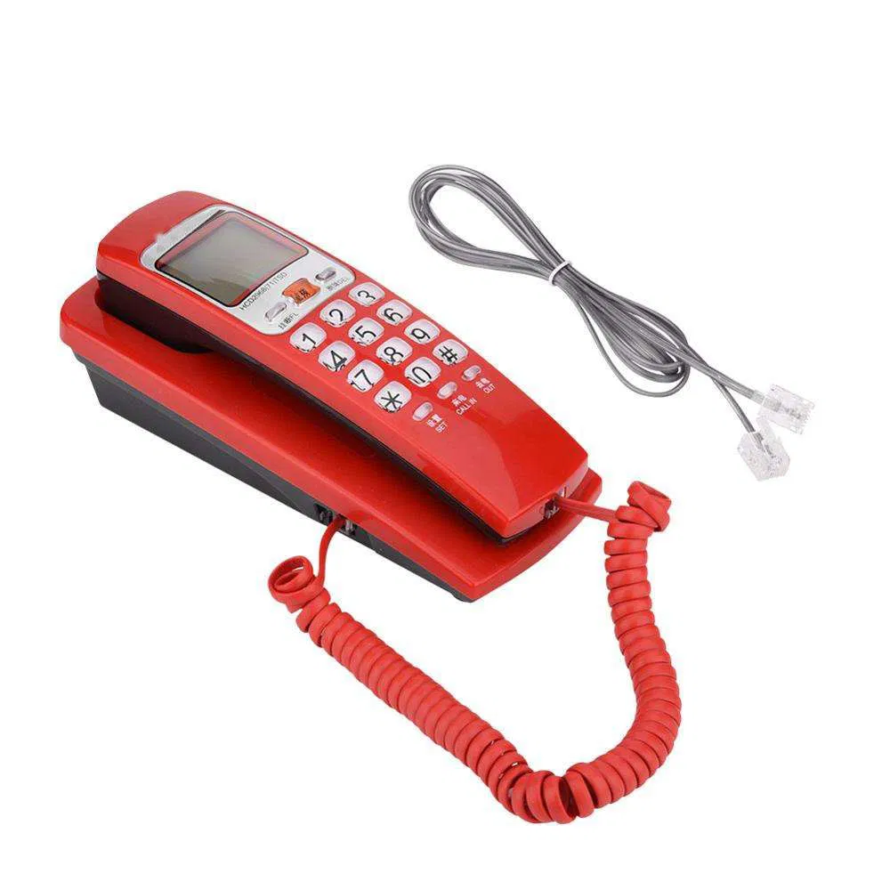 Two Optional Level Volume Button Landline Smart Telephone with Caller ID Light
