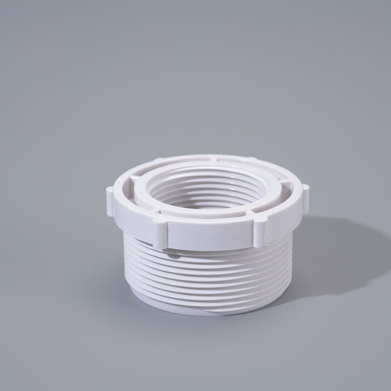 PVC Threaded Reduction Bushing Male Female Adapter for Schedule 40 Pipe Connection with Plastic Material