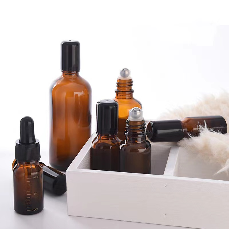 10ml Amber Glass Roll-on Bottles for Fragrance Distribution