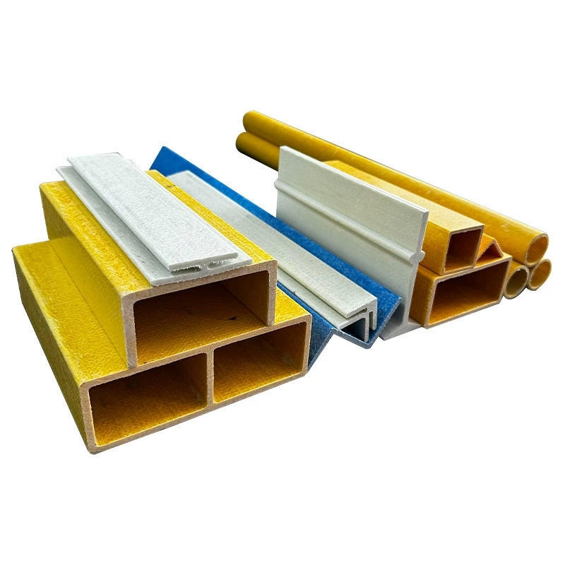 Custom Fiberglass Pultruded Profiles Building Material Square and Round Tube