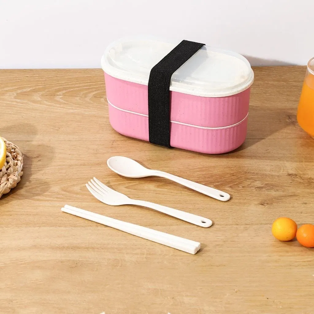 Eco-Friendly Portable Plastic Lunch Box for Easy Meals