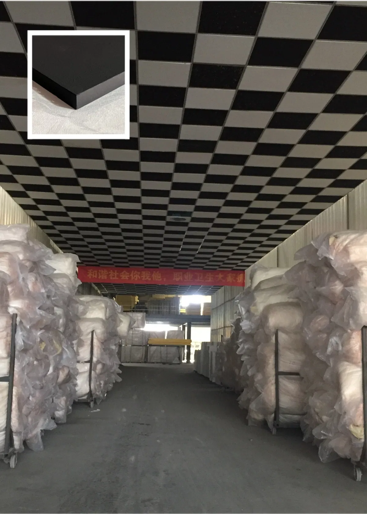 The White Building Materials Soft Fibre Ceiling