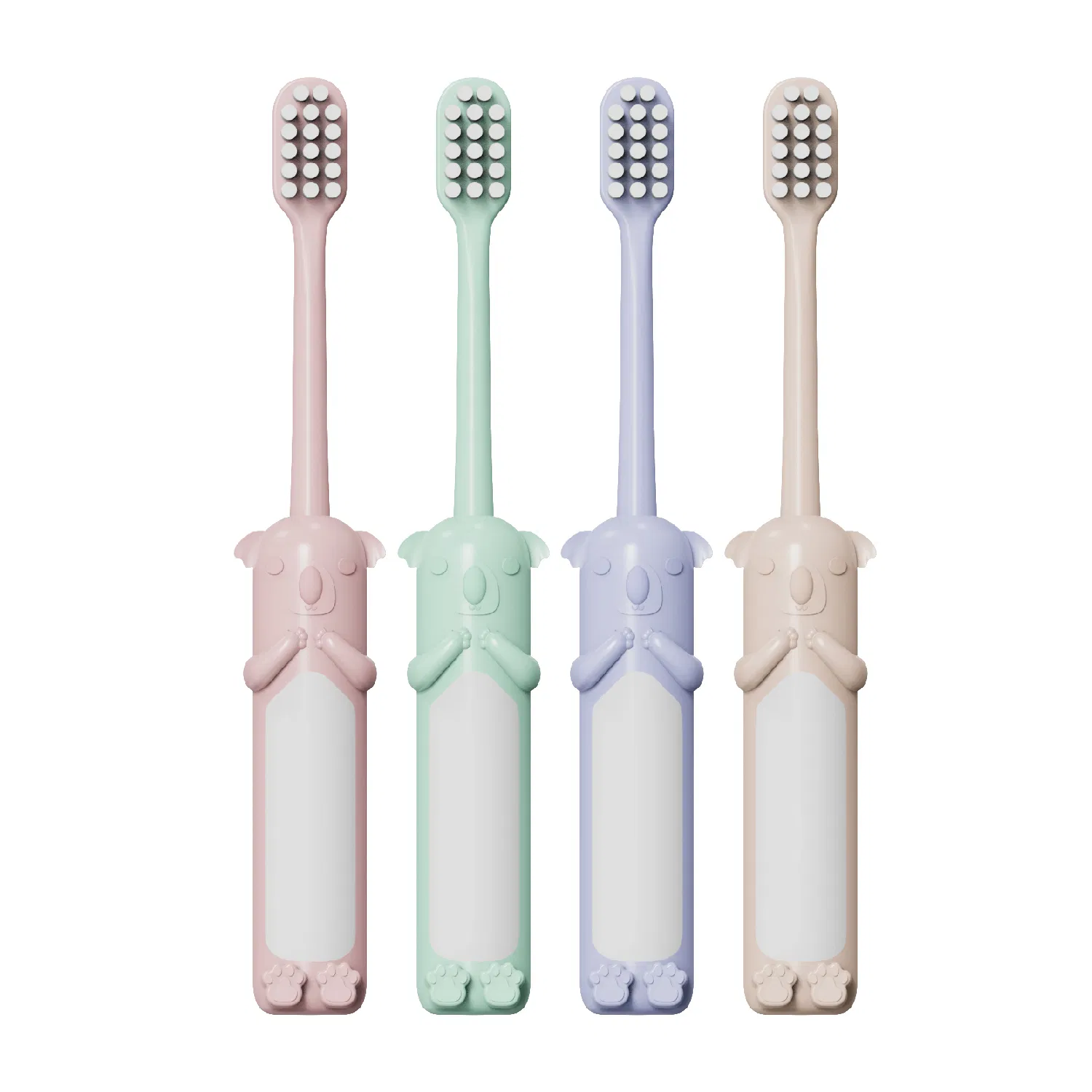 High Quality Handle Printing Free Sample Junibor Kids Toothbrush