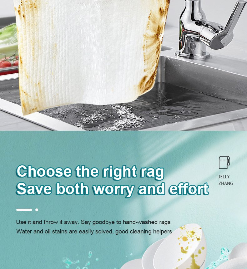 Kitchen Paper Towel Oil-Free Absorbent Scouring Household cleaning cloth