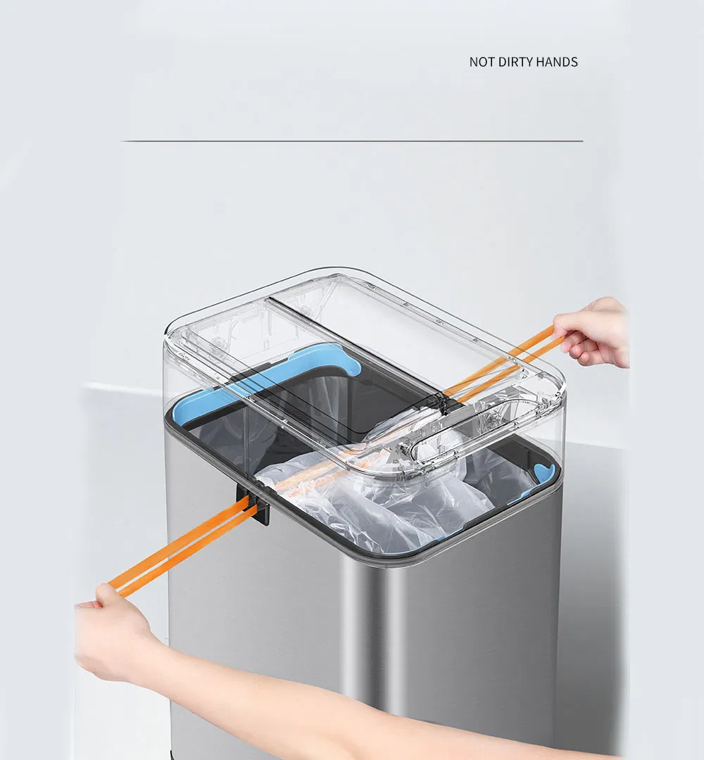 Умная сенсорная урна с авто-крышкой