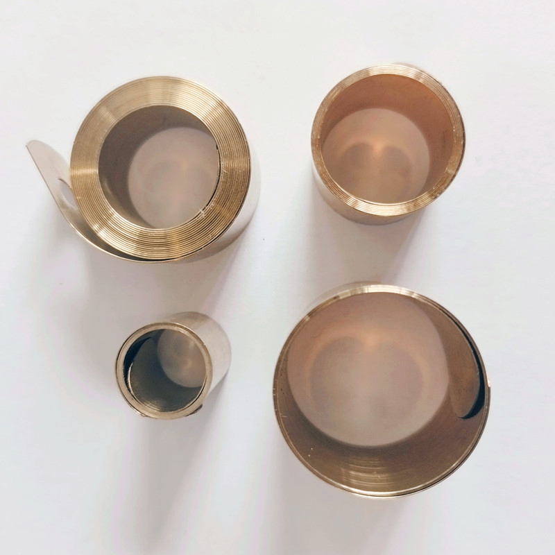 Ss301 Custom Flat Coil Spiral Electrical Cable Fire Damper Constant Force Spring for Counter Balance