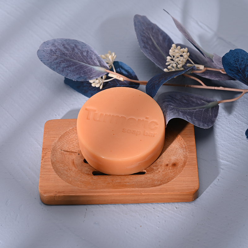 Customize Logo Natural Organic Turmeric Handmade Soap Anti Acne Whitening Herbal Turmeric Soap