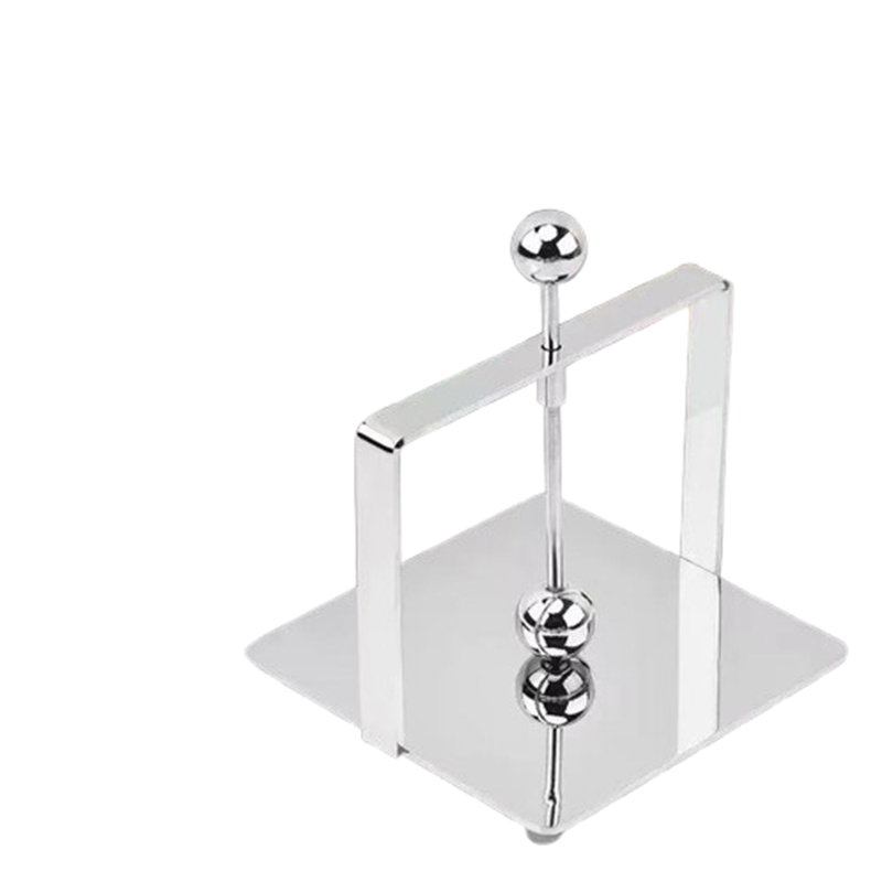 Hot-Selling Multi-Style Square Stainless Steel Napkin Holder with Feet for Cafes and Hotels