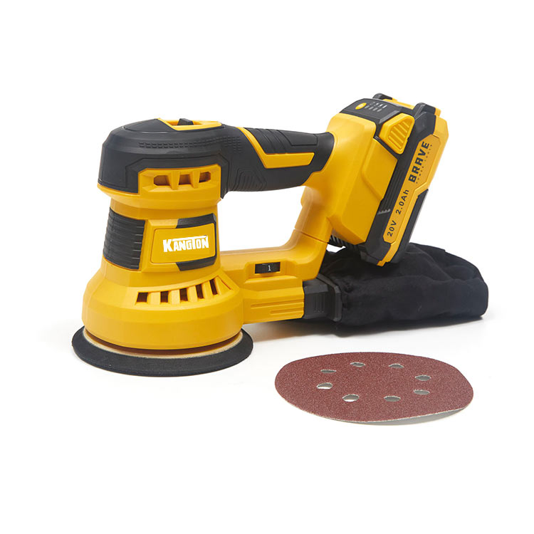 20V Cordless Rotary Sander with Dust Self-Collection Electric Sander with Dust Port