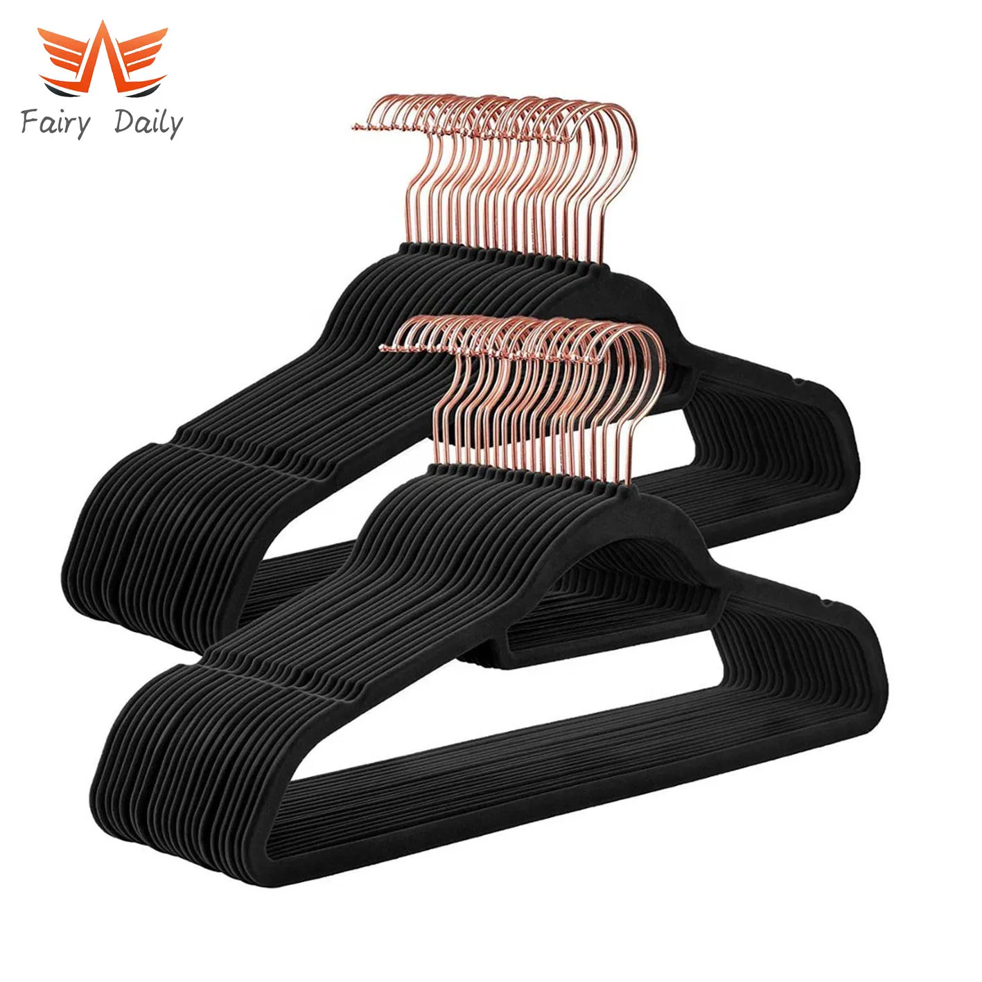 Non-Slip Flocking Velvet Hangers for Adult Kid Shirt Coat Clothes Hangers