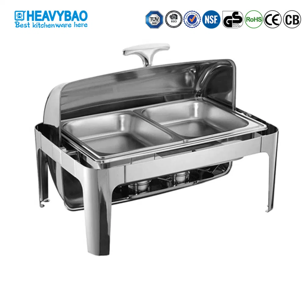 Heavybao Restaurant Equipment Luxury Buffet Serving Food Warmer Chafer Dish