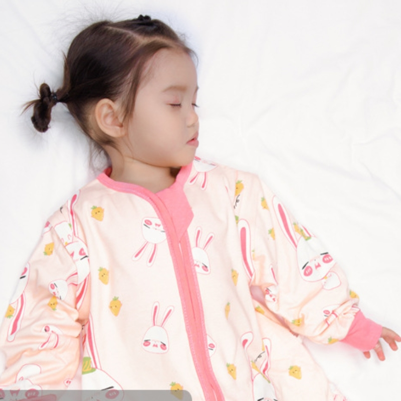 Innovative Split-Leg Pure Cotton Anti-Kick Universal for All Seasons Sleeping Bag