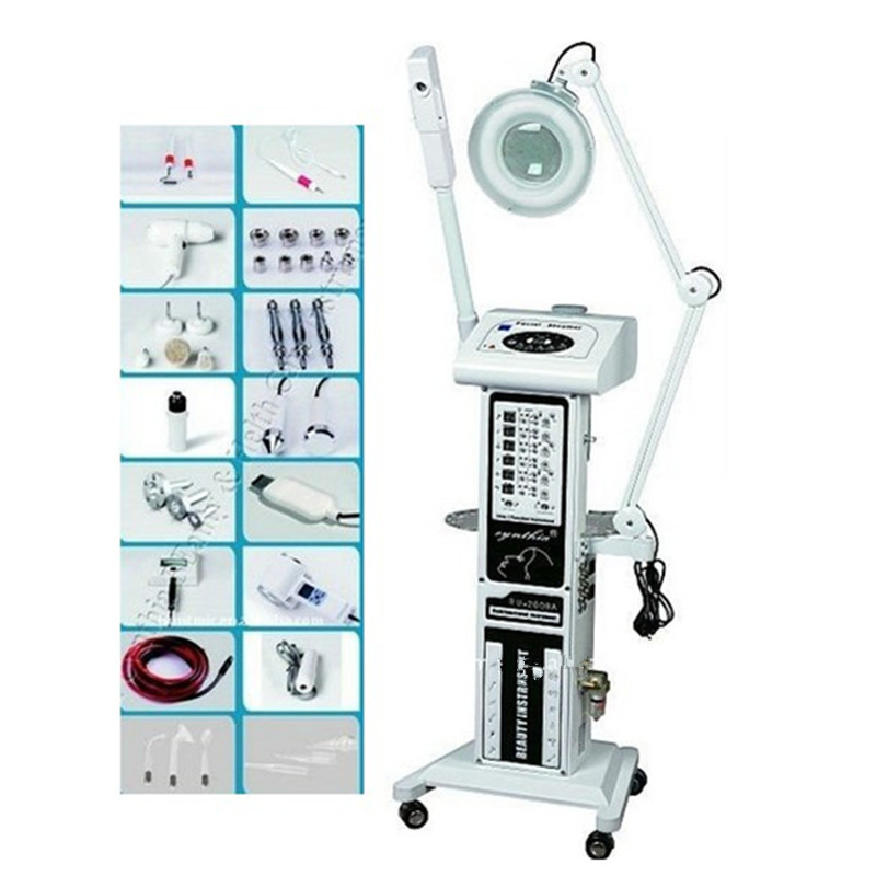 Hot Sale 16 in 1 Facial Seamer Microdermabrasion High Frequency Beauty Machine for Skin Care