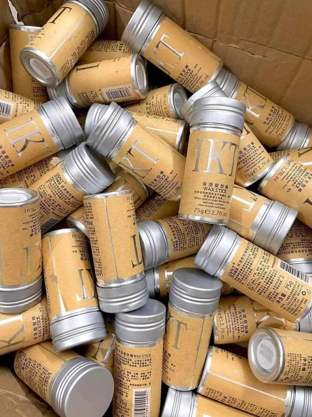 Portable Solid Styling Strong Hold Slick Long Lasting Ikt Hair Wax Stick