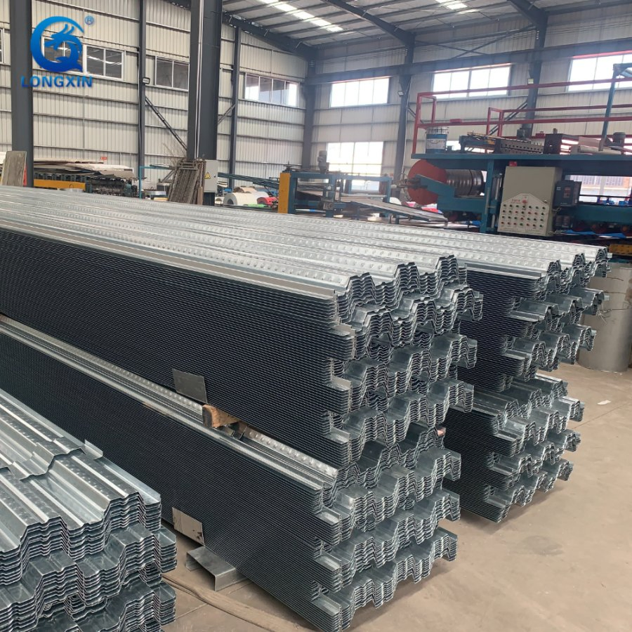 Certified Galvanized Corrugated Steel Floor Decking Sheet Cutting Welding