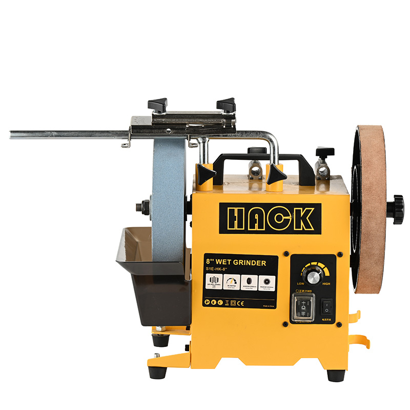 Precise Durable Variable Speed 8" Stable Steel Frame Safe Scissors Knife Sharpener Polishing Machine