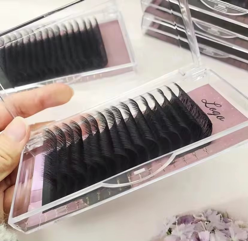 Individual Professional Lash Trays Vendor Matte Black Cashmere Lash Extensions Wholesale Premium Eyelash Extensions