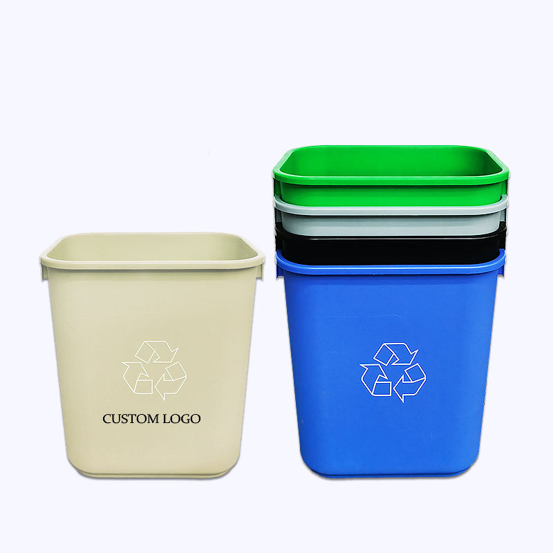 Customized PP Plastic 42L Trash Can Dust Bin Garbage Waste Bin
