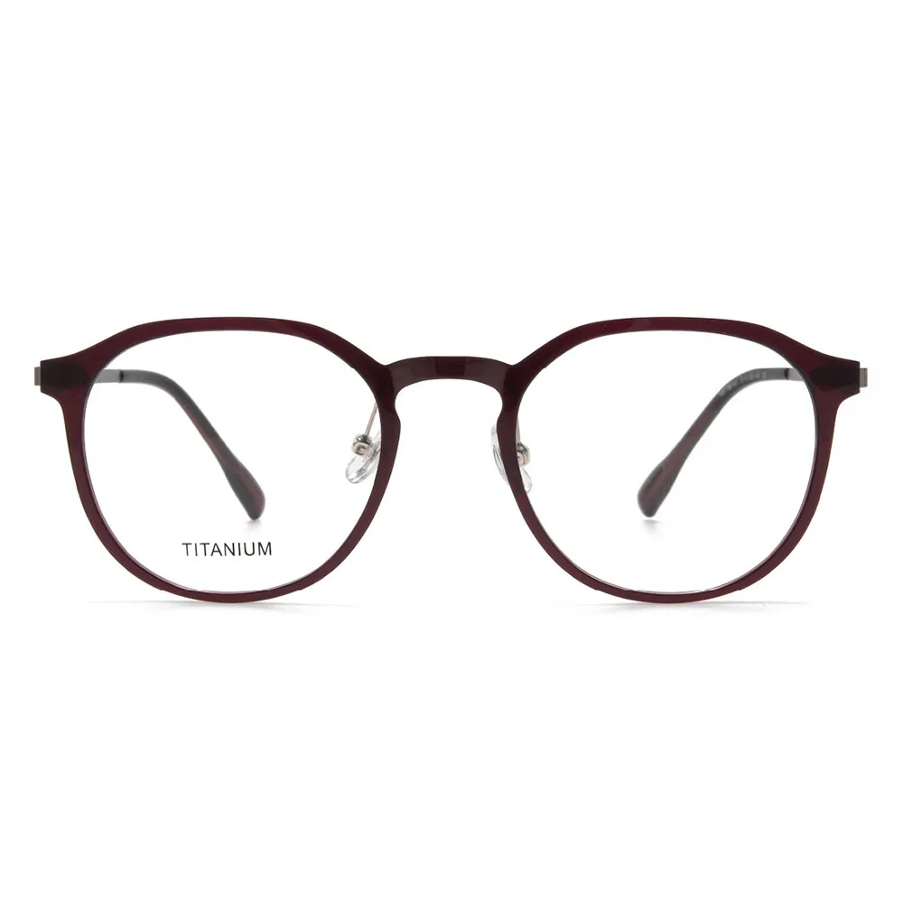 2025 New Styles Kbt98161 Premium Titanium Square Frame Glasses – Ultra Lightweight & Durable