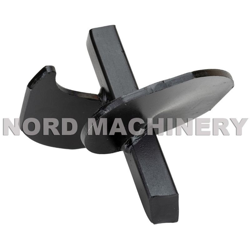 Steel Welded Solid Hub Single Helix Power Driven Earth Anchor