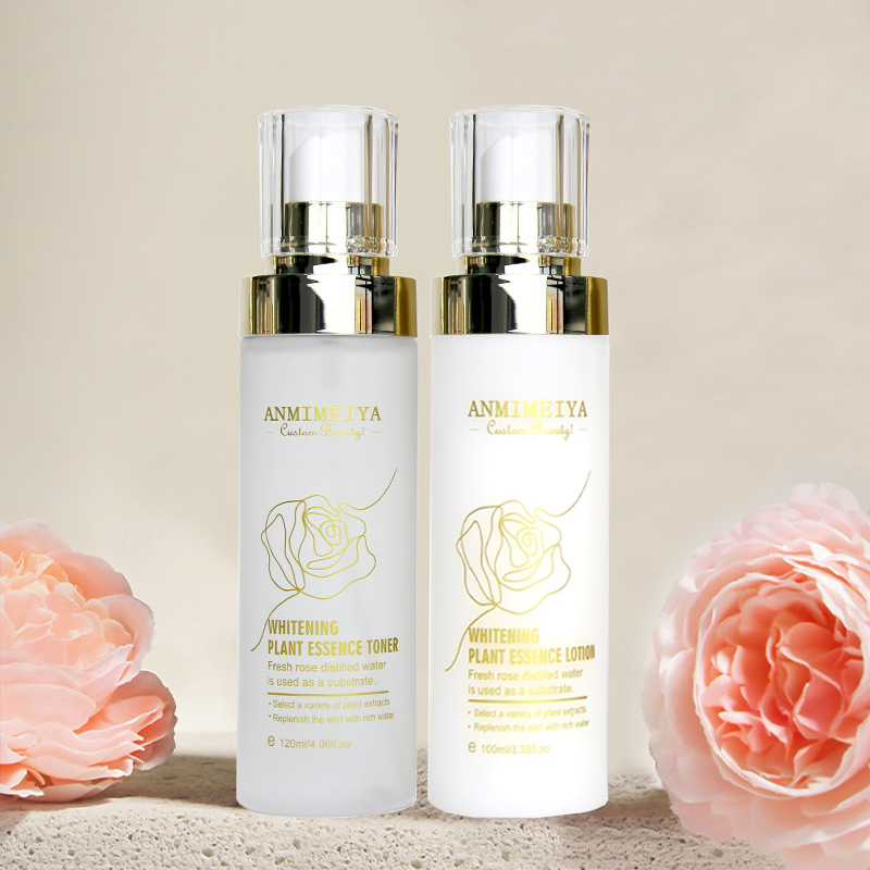 Vegan Anti-Wrinkle Moisturizing Skin Whitening Plant Essence Toner Rose Water Hydrating Facial Toner Mist