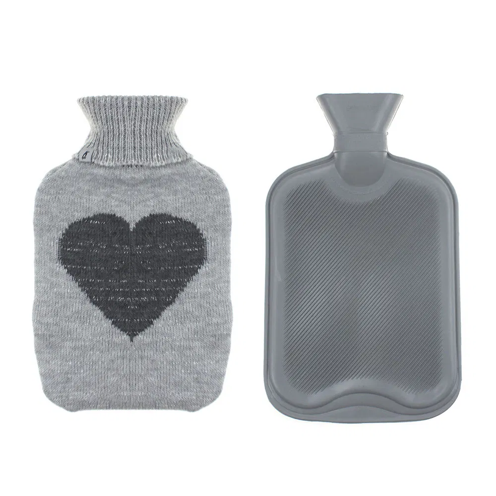 Hot Selling Winter Elastic Custom Design Durable Acrylic Knitted Hot Water Bag Cover Bottle Cover