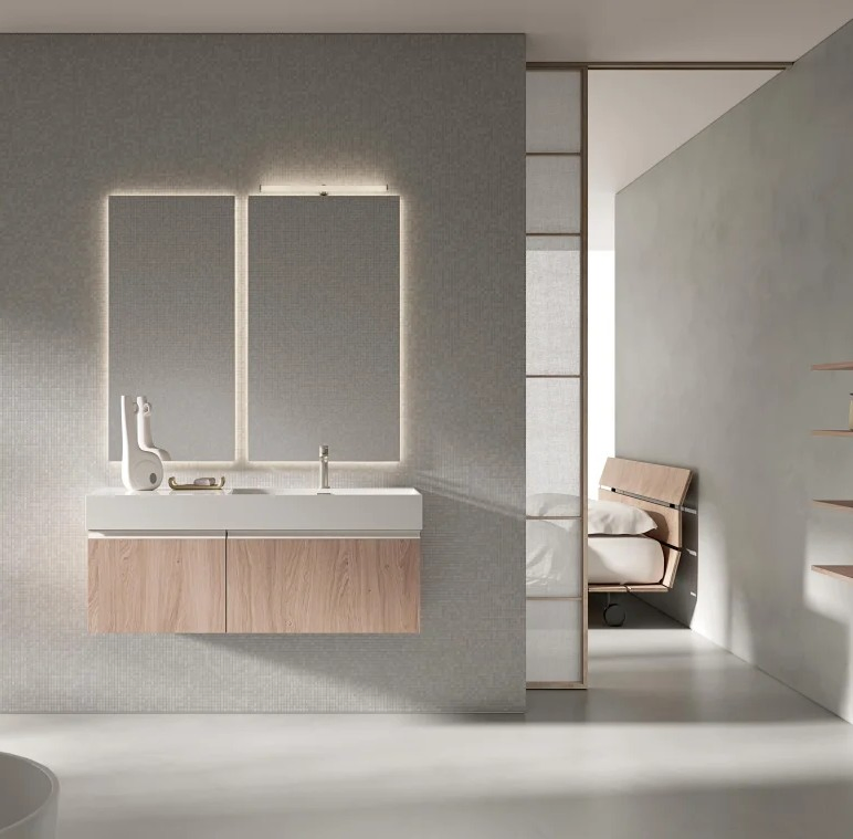 5mm Smart Mirror Wall Mounted with 3000K Color Temperature for Cozy Spaces