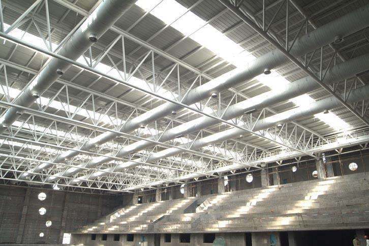 Prefabricated Steel Structure and Customized Galvanized Steel Construction Dome Roof