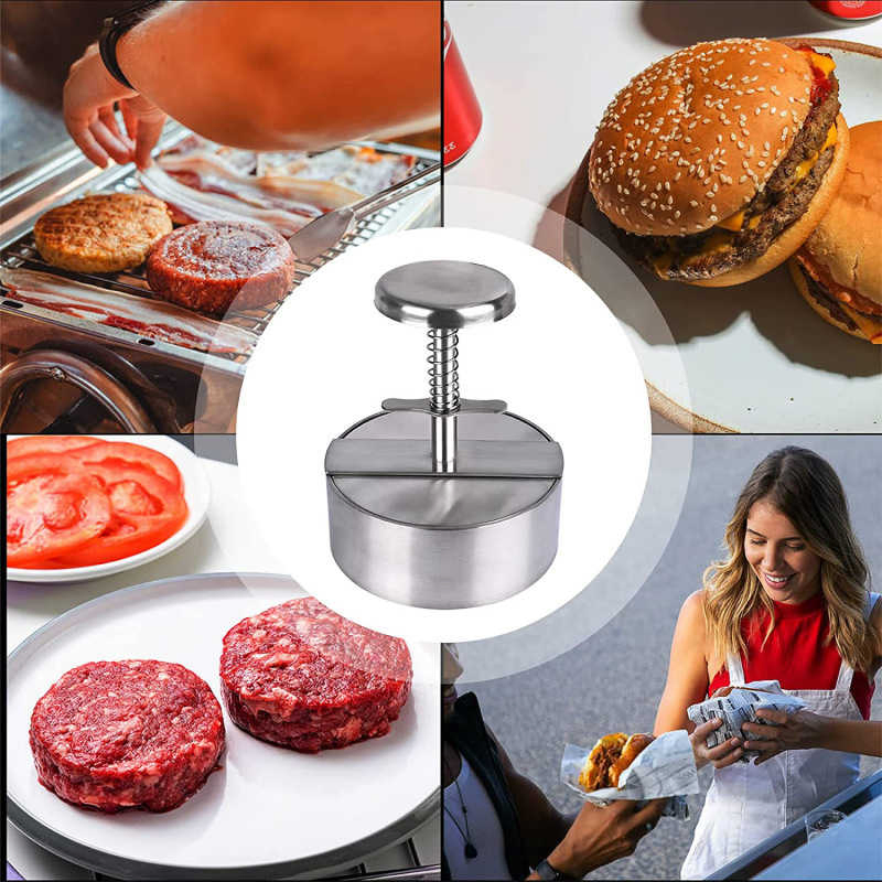 Three Hundred and Fourmeat Compactorstainless Steelcake and Meat Press Machinediy Rice and Vegetable Rollmeat Filling Mold