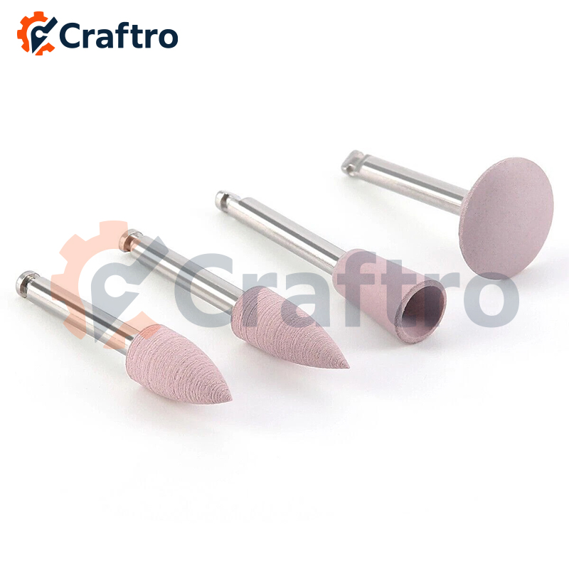 Silicone Rubber Nail Polishing Bits for Nail Drill Micromotor Low Speed Handpiece