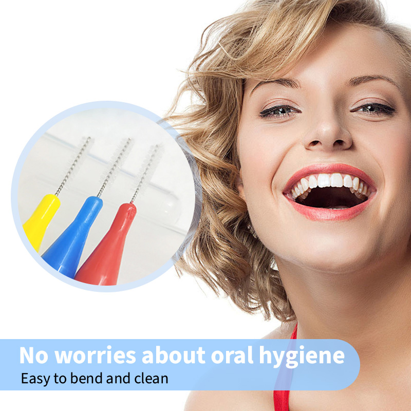 High Quality Unique Interdental Dental Brush Easy Operation & Space-Saving Wear Resistant for Effective Cleaning