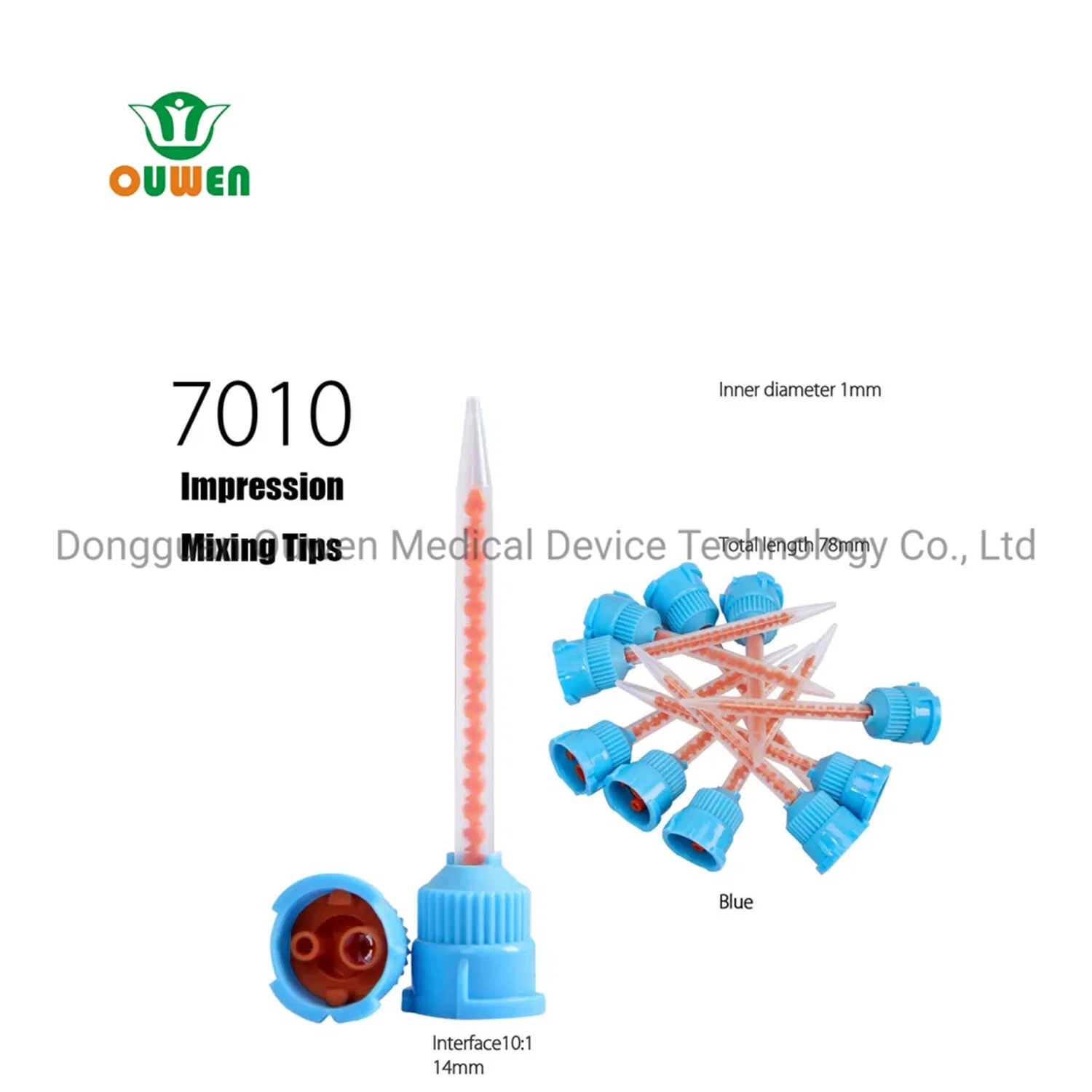 Impression Materials Lab Denture Laboratory Disposable Silicone Dental Mixing Tips