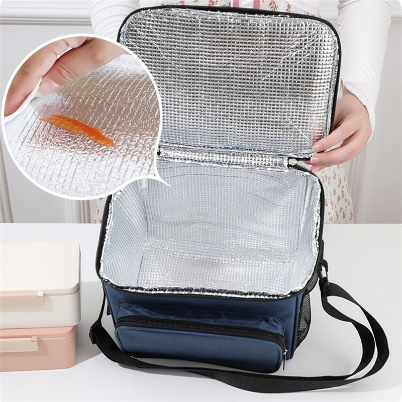 Premium Insulated Lunch Bag with Aluminum Foil for Freshness