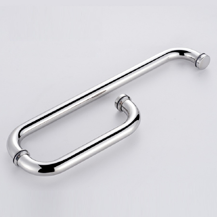 Hot Sale Bathroom Hardware Stainless Steel Tubular Shower Room Handle Glass Door Handle VSH2101