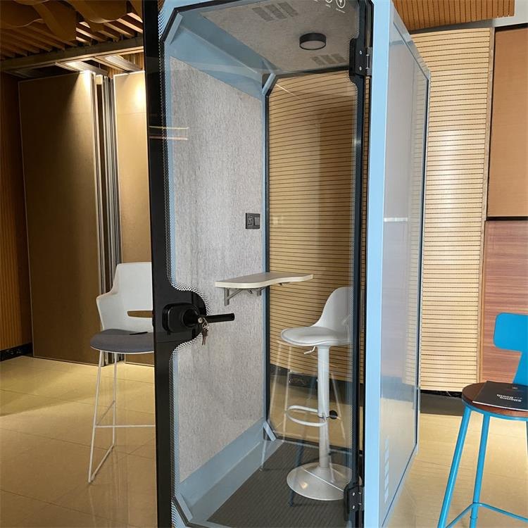 Hot Selling Cheap Prefabricated Soundproof Mobile Phone Pod Movable Silence Quiet Office Pod Noiseproof Acoustic Meeting Booth