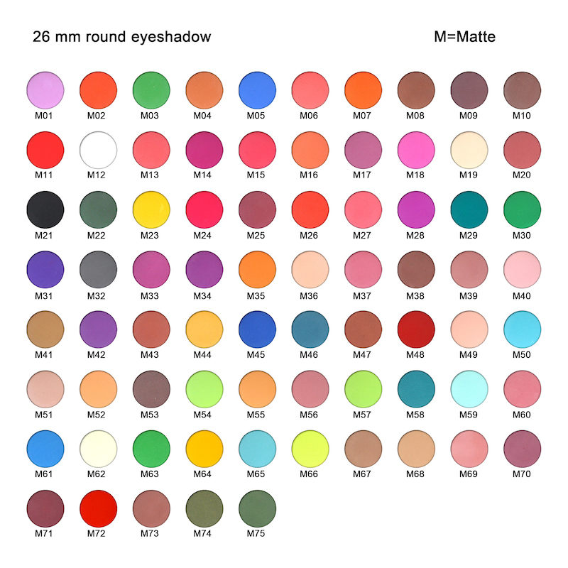 Custom High Pigment Private Label Cosmetics Makeup Eyeshadow Palette Manufacturer